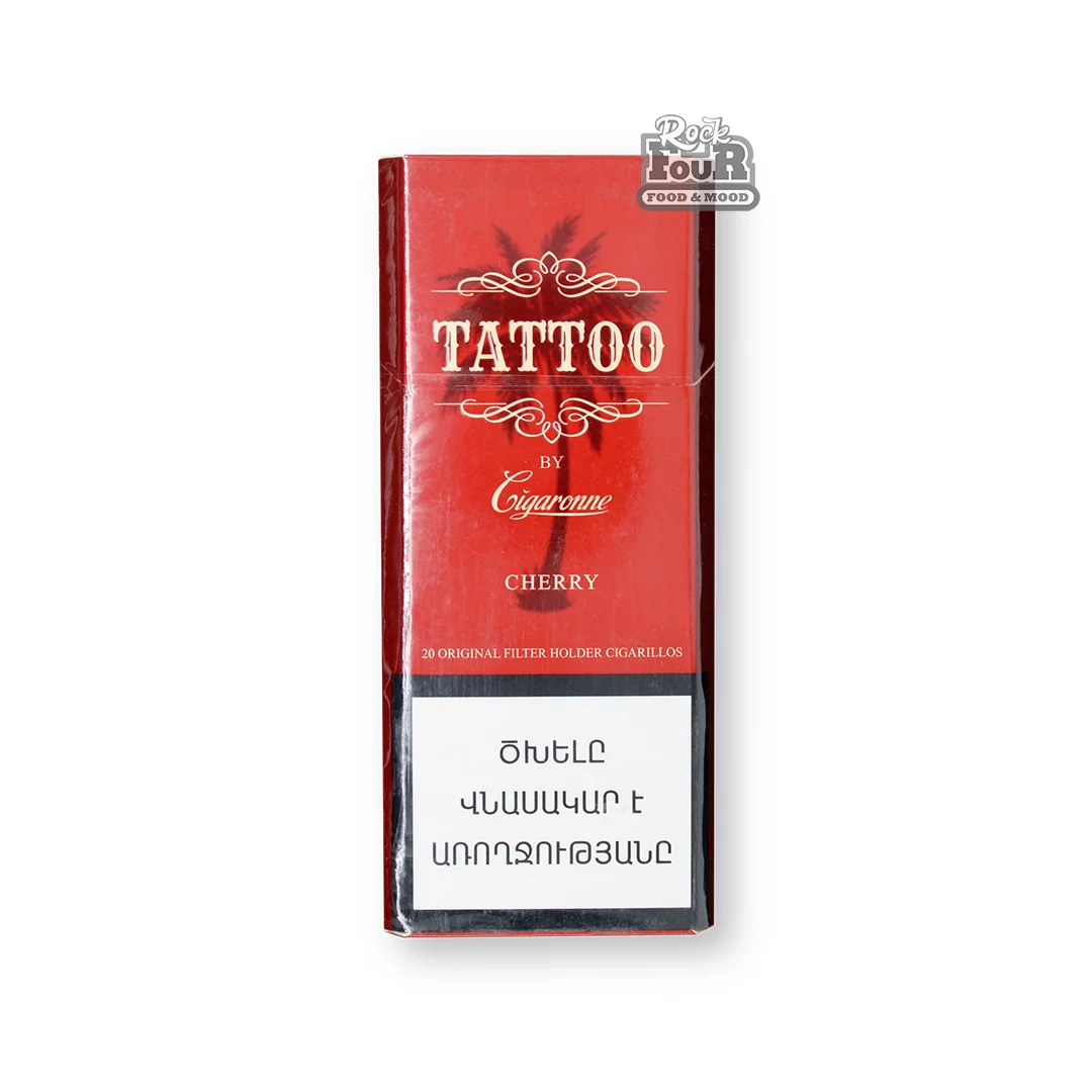 Cigarettes "Tattoo by Cigaronne Cherry Slims"